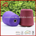Stock nm2/50 viscose and polyester blended socks knitting yarn